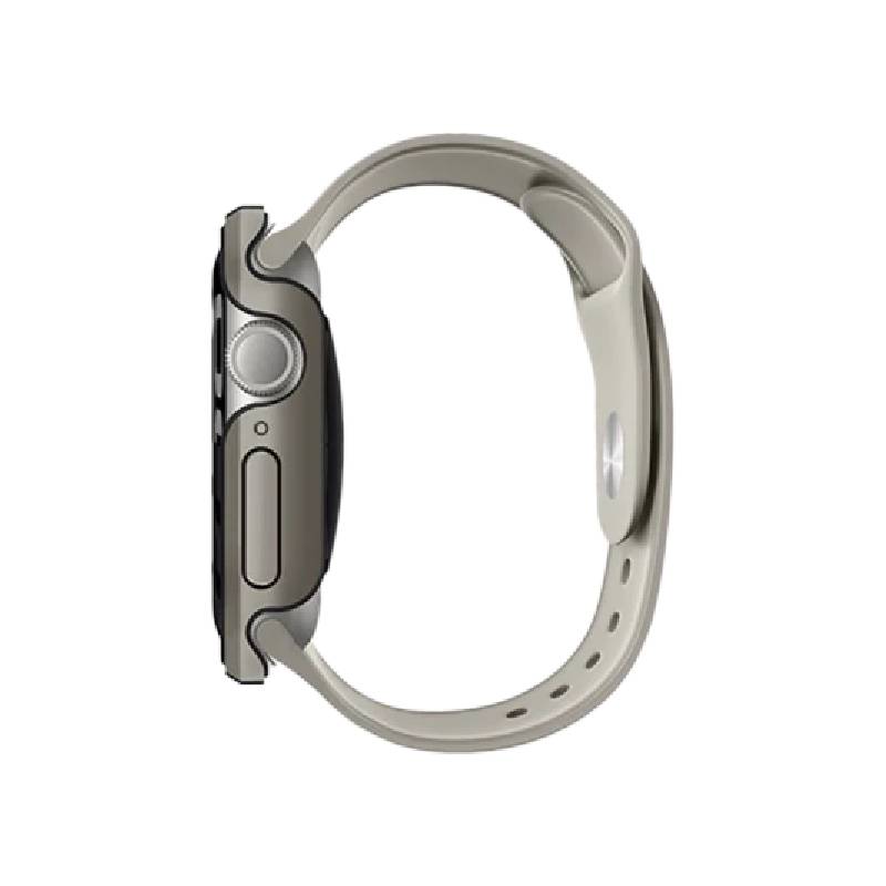 Uniq Valencia Case for Apple Watch 46MM - Titanium Silver