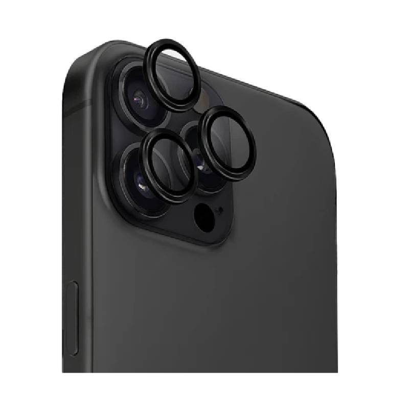 Uniq Optix Camera Lens Protector for Apple iPhone 16 Pro & 16 Pro Max – Midnight Black