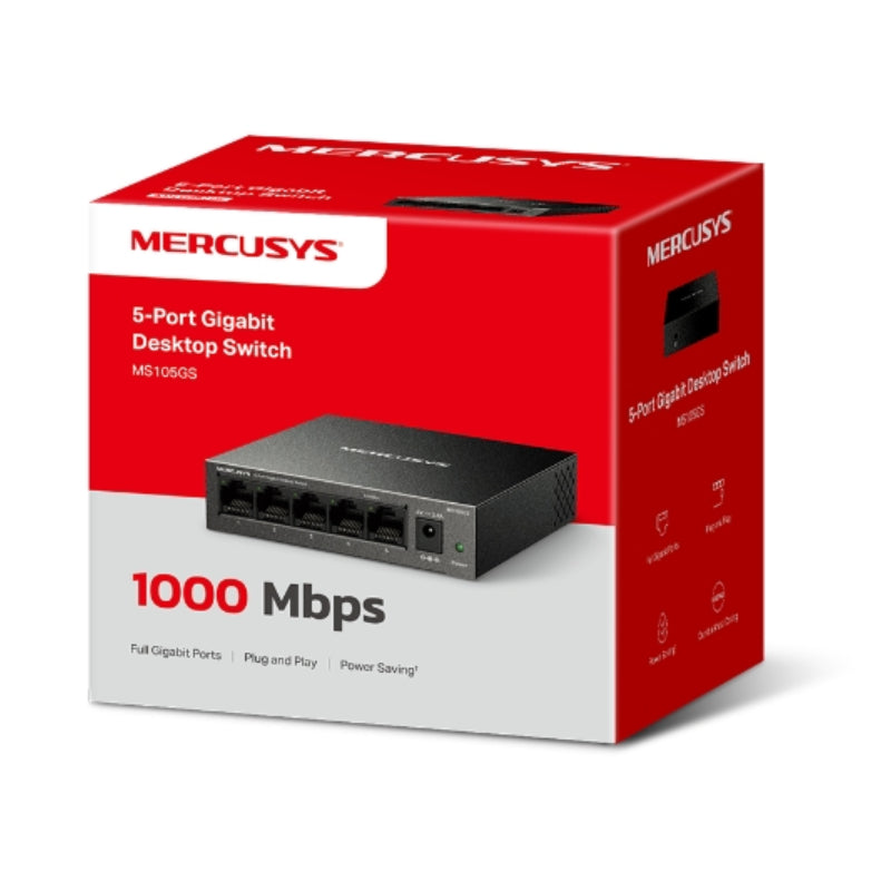 Mercusys MS105GS 5-Port Desktop Switch