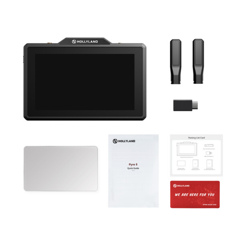 HOLLYLAND Pyro 5 Wireless Transceiver Monitor - 5.5" LCD / Black