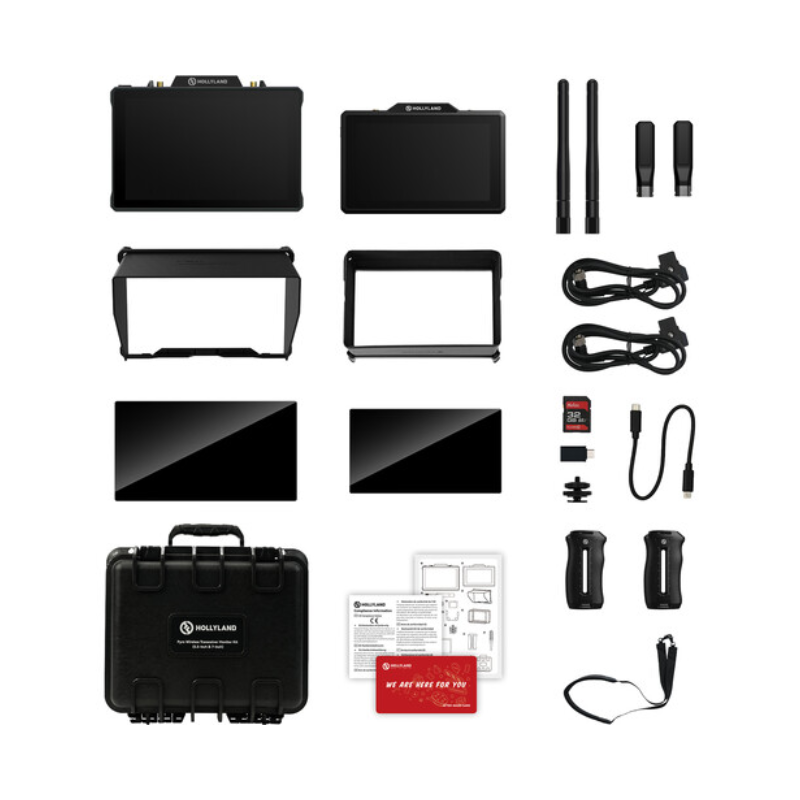HOLLYLAND Pyro 7 & 5 Wireless Transceiver Monitor Kit - 7.0" LCD / Black