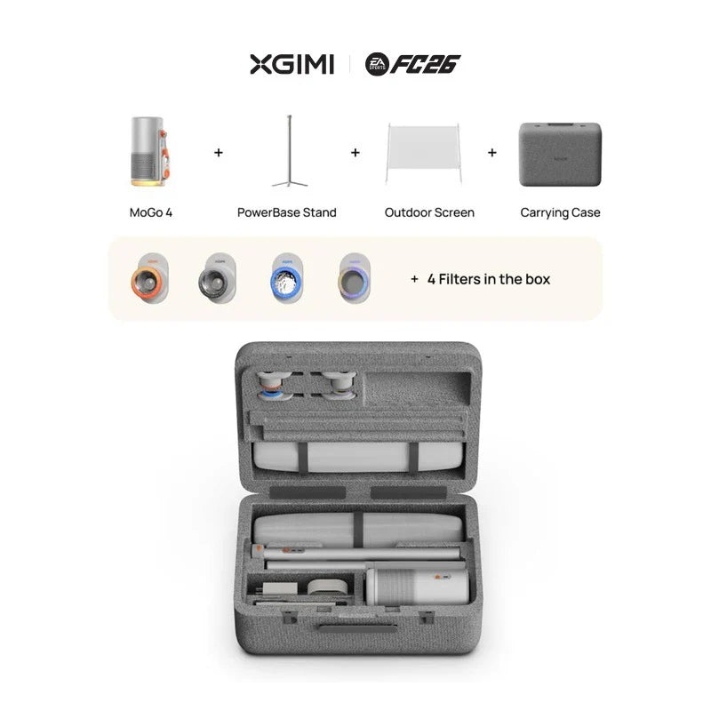 XGIMI MoGo 4 Match Night Collection Portable Projector - 450 ISO Lumens / HDMI / USB / Wi-Fi / Bluetooth / Google TV