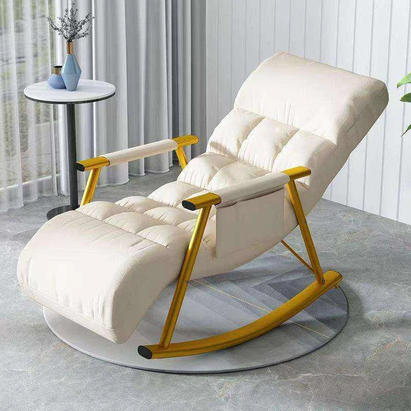 Black Bull Bean Bag Chair Modern Fabric Recliner Chaise Lounge