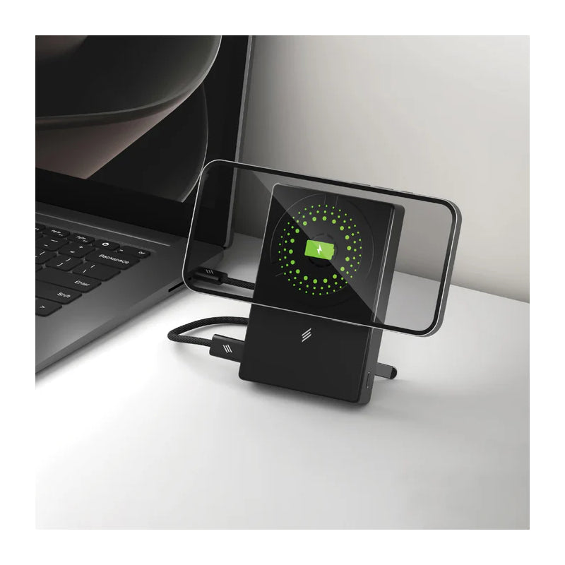 Smartix MagCool Qi2 Magnetic Wireless Power Bank - 25W / 10000mAh / Black