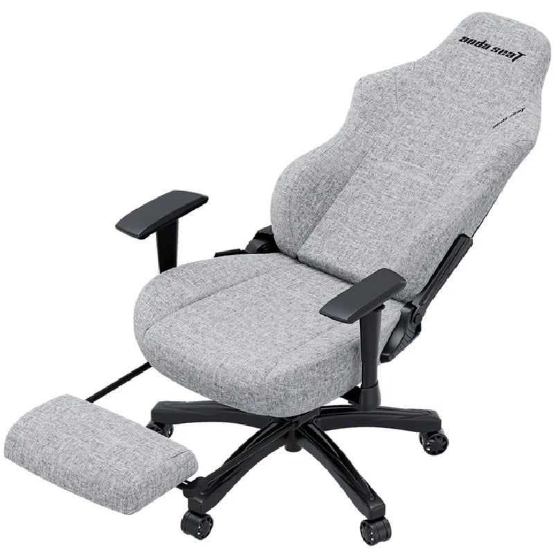 Andaseat Luna PRO Series Gaming Chair with Footrest - Grey