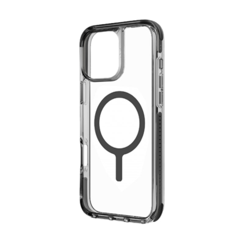UNIQ Hybrid Combat Magclick Charging Case For Apple iPhone 16 - Carbon Black