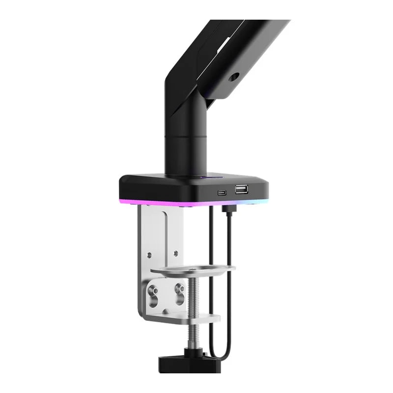 AndaSeat Stealth Pro II RGB A9X Single Monitor Arm - 17"-42" Inch / Black