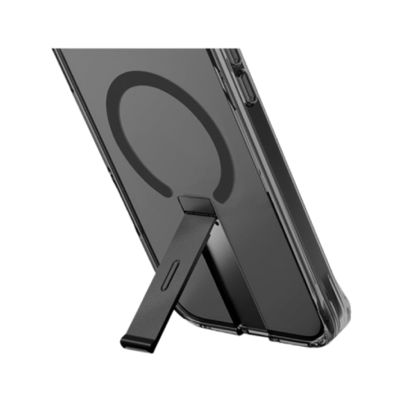 UNIQ Hybrid Eleva With Vertical Stand Case For Apple iPhone 16 Pro Max - Carbon Black