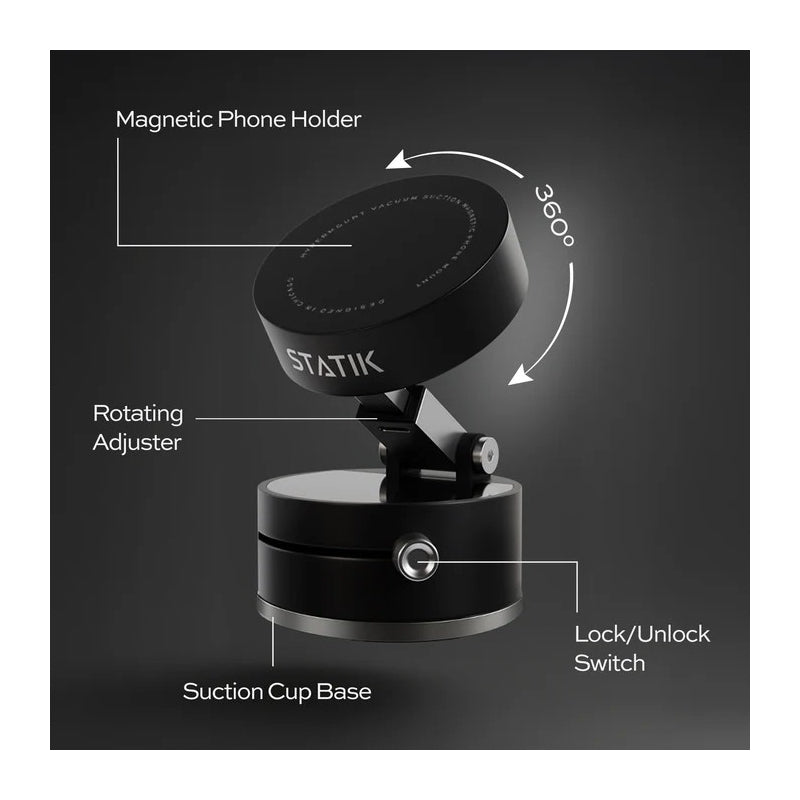 Statik HyperMount 5 Vacuum Magnetic Phone Mount