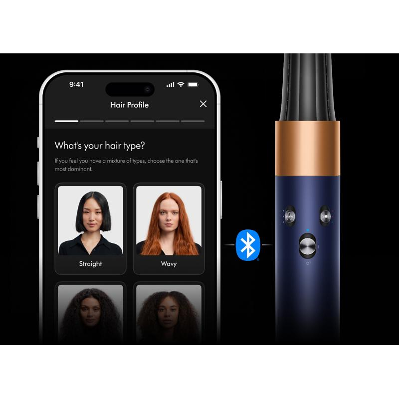 Dyson Airwrap i.d HS08 Multi-Styler and Dryer Straight And Wavy - Prussian Blue/Rich Copper