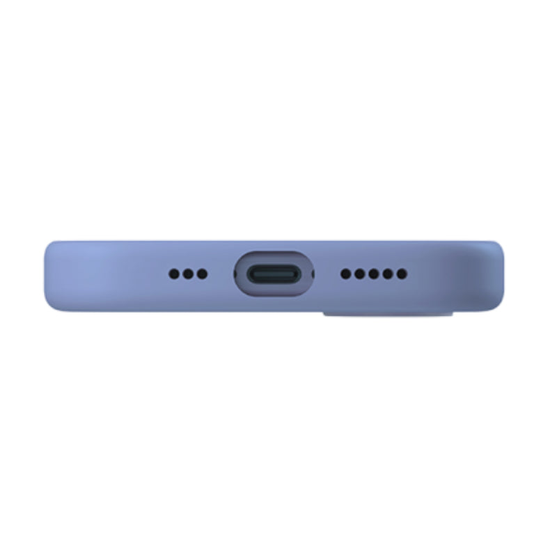 UNIQ Hybrid Lino Hue Magclick Charging Case For Apple iPhone 16 - Pearl Blue