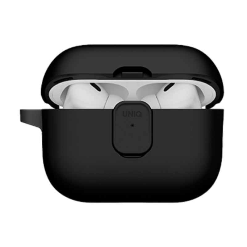 UNIQ Clyde Lock Case for Apple Airpods Pro 3rd Gen - Black/Dark Grey