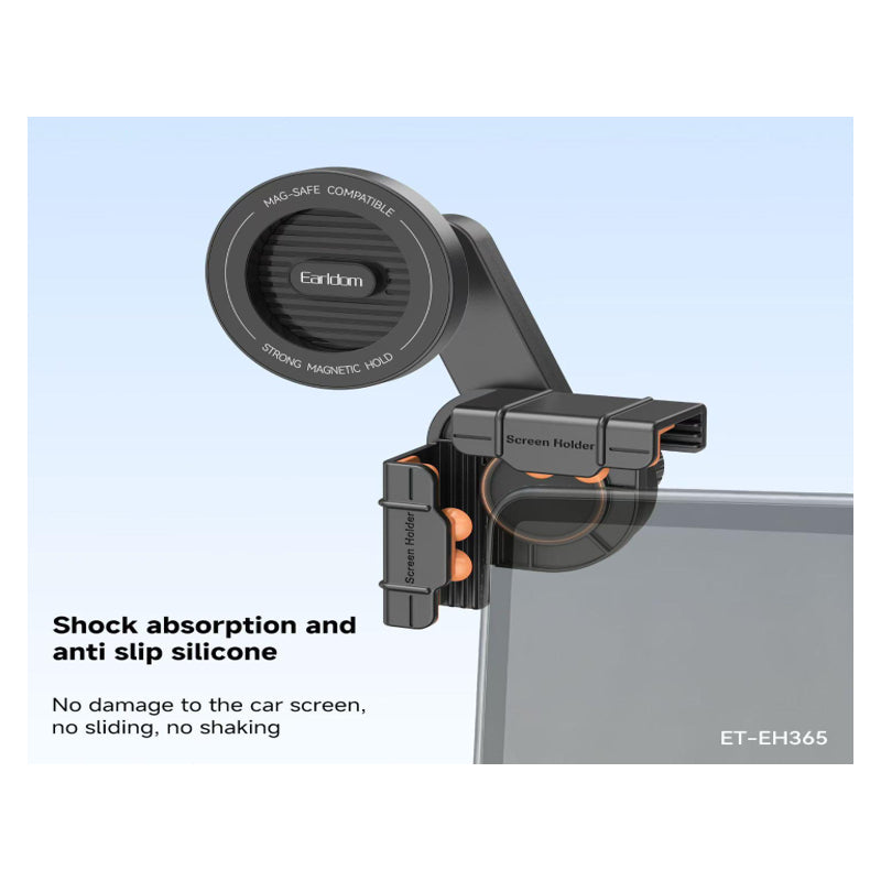 Earldom ET-EH365 Car Screen Magnetic Phone Mount Holder - Black