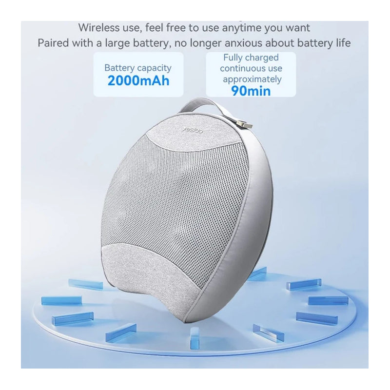 Yesido MG15 Rechargeable Back Massager – Hot Compress Ergonomic Fatigue Relief Tool - Gray