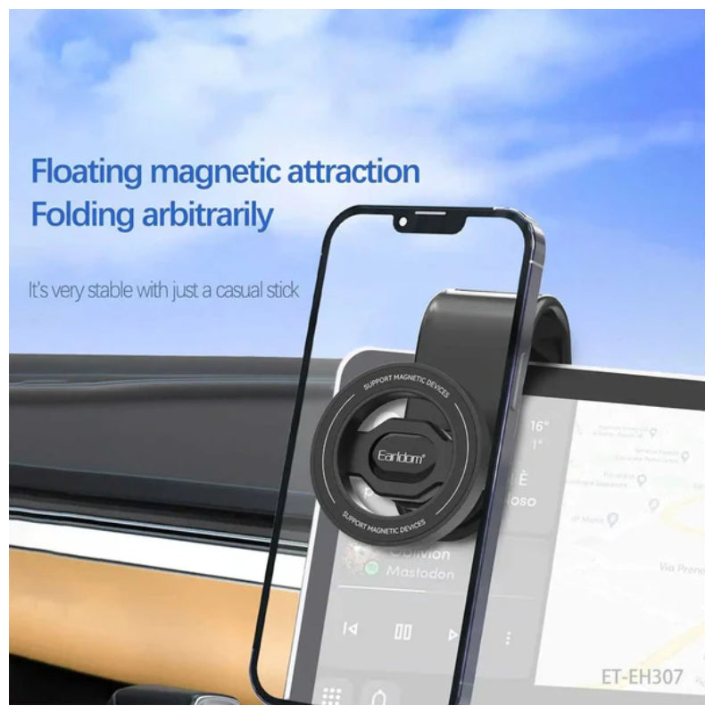 Earldom ET-EH307 Dashboard Magnetic Car Phone Holder - Black
