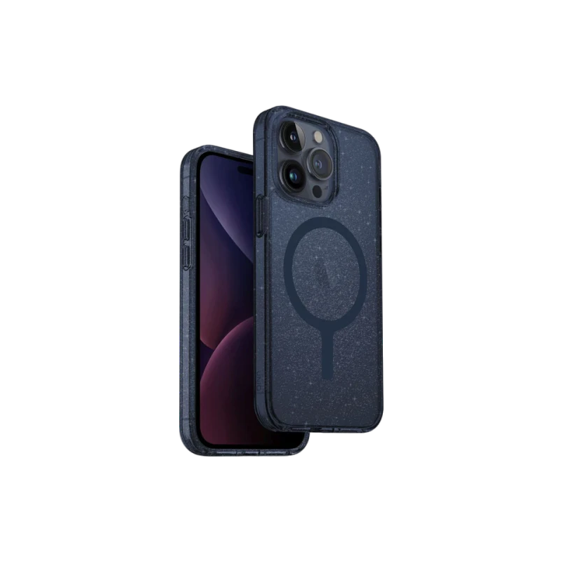 Uniq Hybrid Apple Iphone 15 Pro 6.1 Magclick Charging Case Lifepro Xtreme - Tinsel Blue (Lucent Blue)