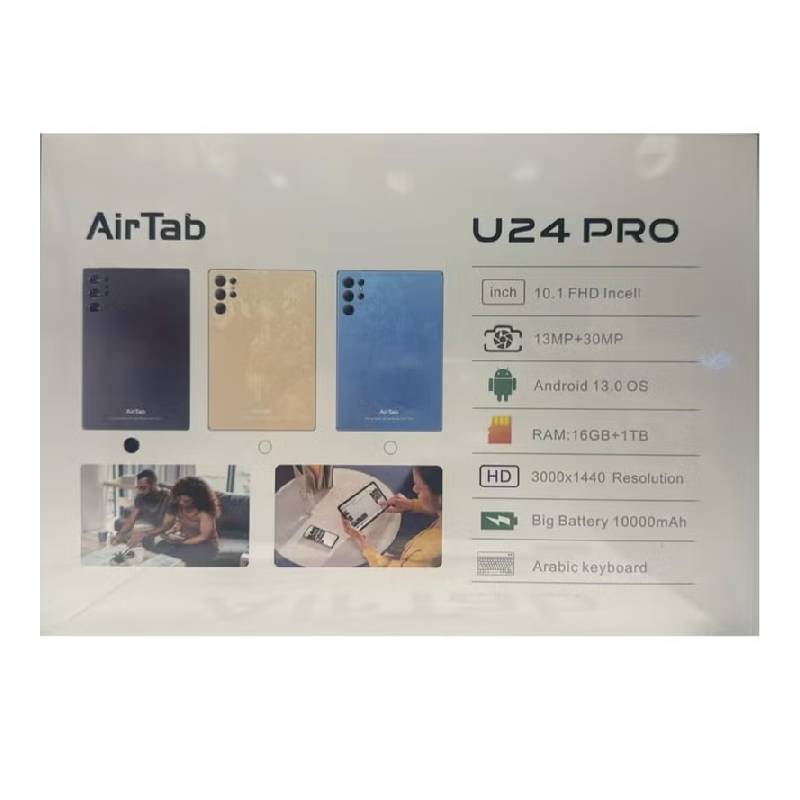 AirTab U24 Pro With Keyboard / 10.1’’FHD / 16GB / 1TB / 5G / Gold Mobiles & Tablets > Tablets
