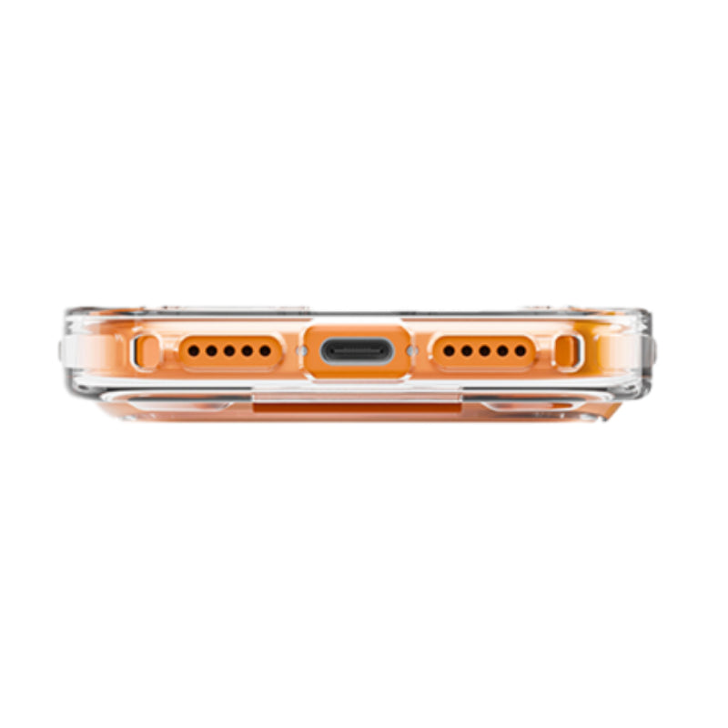 UNIQ Hybrid Heldro Air Magclick Charging Case For Apple iPhone 17 Pro - Volt Orange