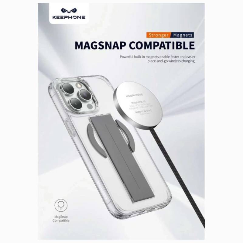 KEEPHONE Maggrip MagSafe Case - Apple iPhone 16 Pro / Grey Accessories > Mobiles & Tablets > Mobiles > Covers & Cases