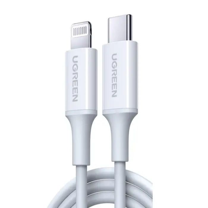 UGREEN USB-C to Lightning M/M Cable - 2 Meter / 60W / White