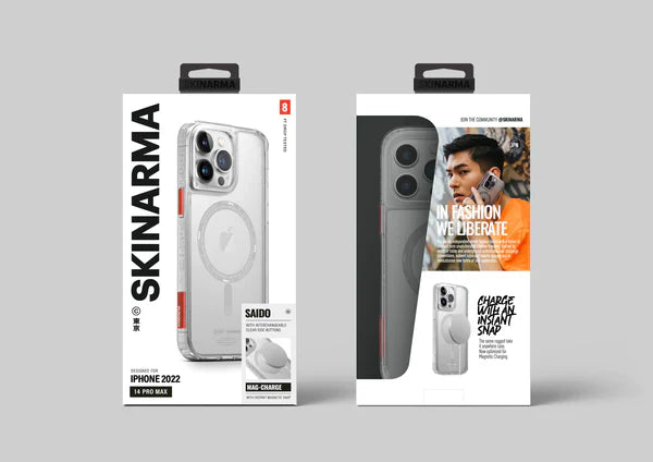 SKINARMA IPHONE 14 PRO MAX (6.7) SAIDO MAG-CHARGE CASE – CLEAR Accessories > Mobiles & Tablets
