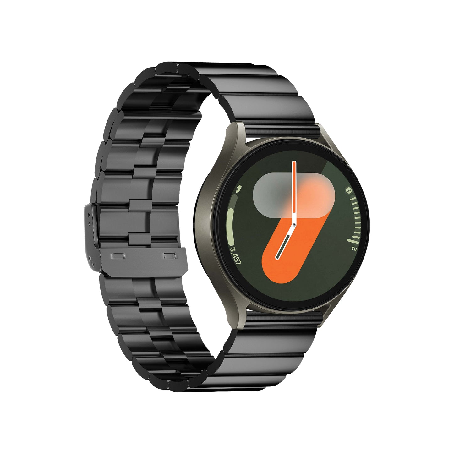 Smartix Premium S.Steel Band for Samsung Watch-7 - 20mm / Black