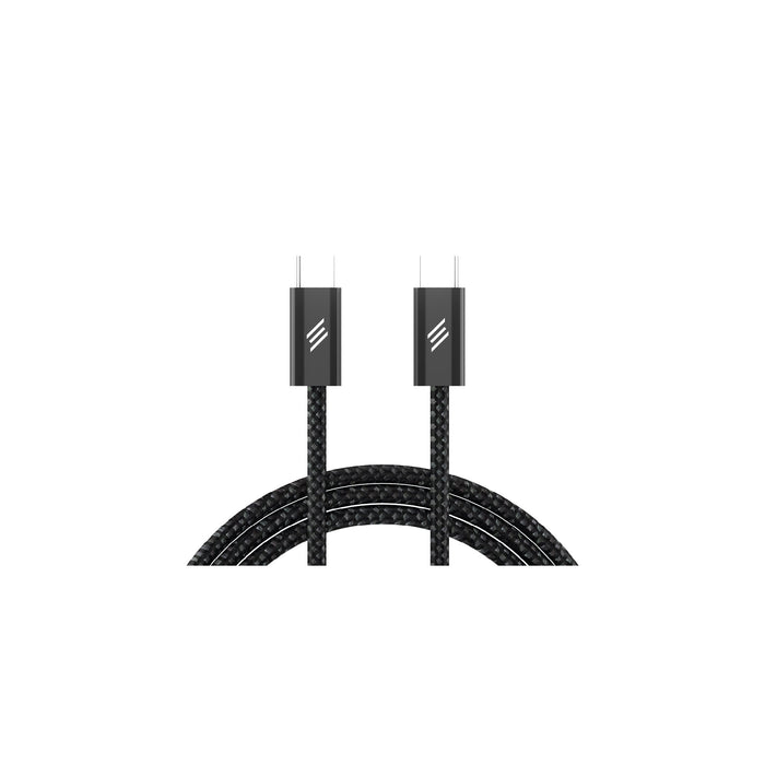 Smartix Premium Fabric Braided Cable - 240W / USB-C / Black