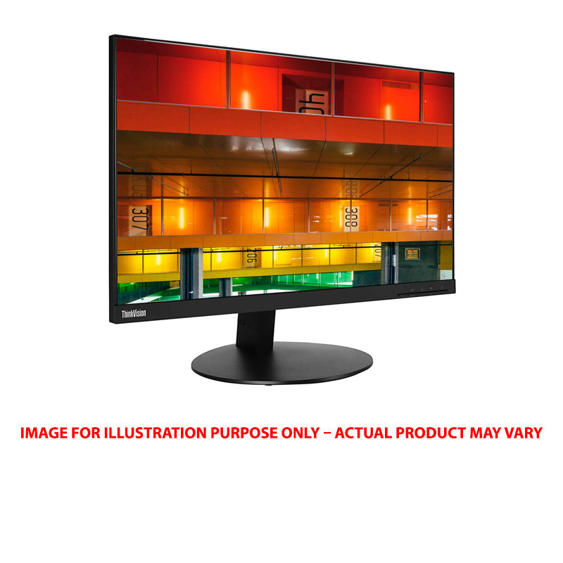 Lenovo ThinkVision T24i-10 Monitor - 23.8" / VGA / DisplayPort / HDMI / Black - Pre-Owned