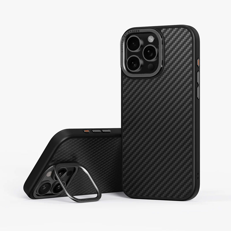 Uniq Hybrid Magclick Charging Keva Max With Camera Stand - Iphone 16 Pro Max / Carbon Black Accessories > Mobiles &