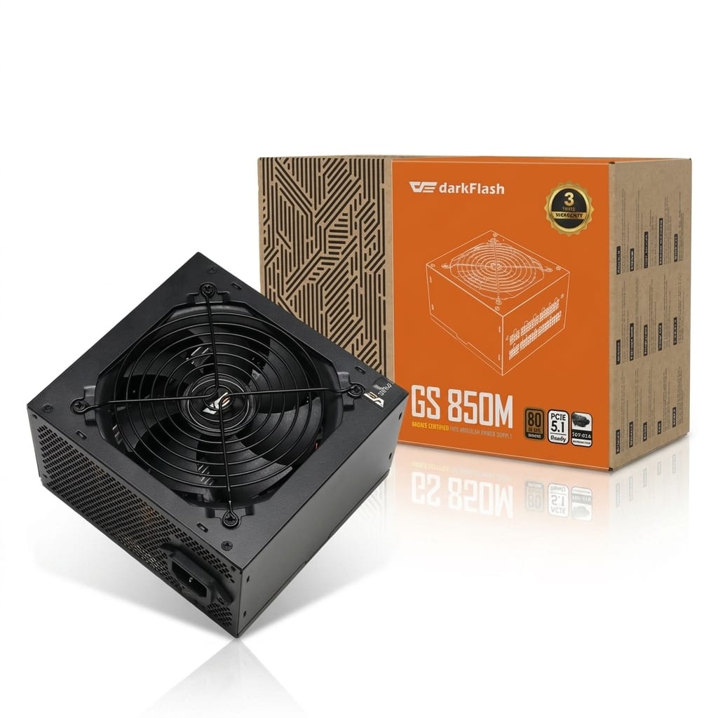 Darkflash GS850M Bronze Fully Modular Power Supply - 850W / Black