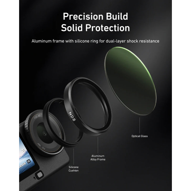 TELESIN Filter (CPL/ND8/16/32) - for DJI Osmo Action 6