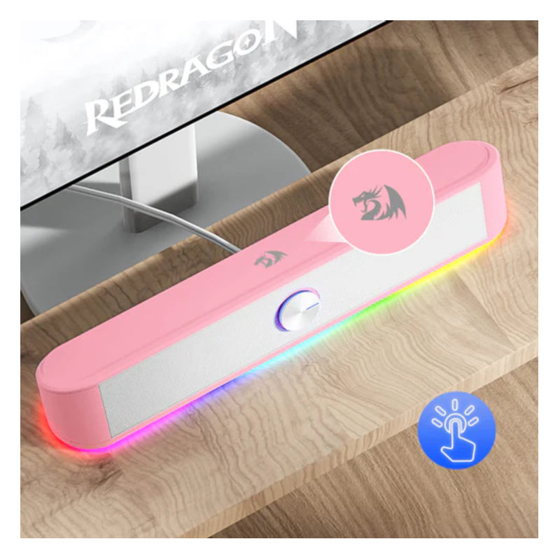Redragon ADIEMUS GS560 - 3.5mm / USB / Speaker / White