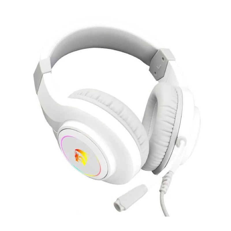 Redragon H260 HYLAS Wired Headphone - USB + 3.5mm / White