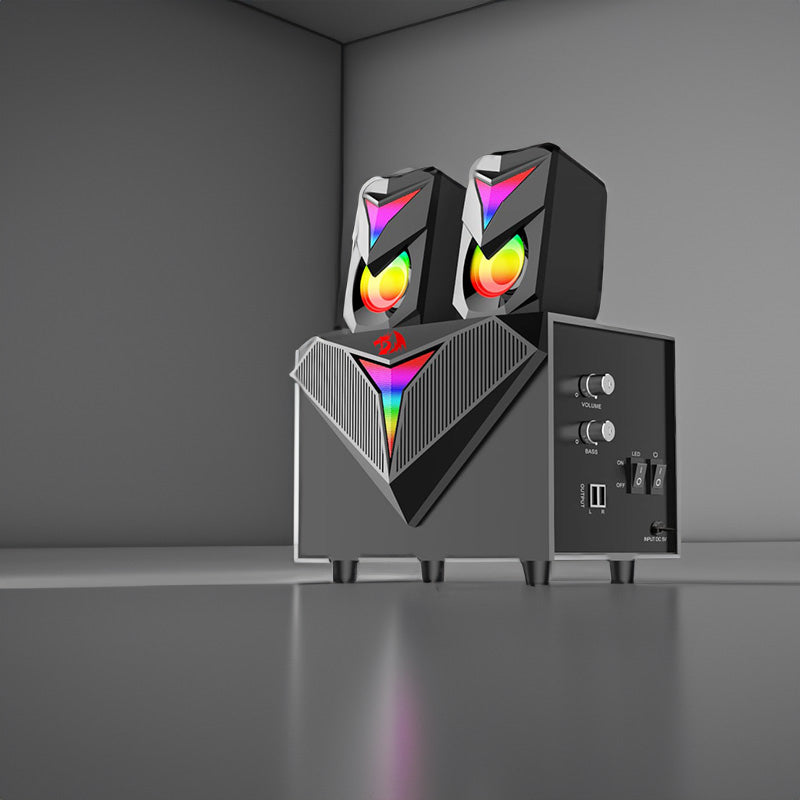 Redragon 2.1 Satellite RGB Gaming Speaker - Black