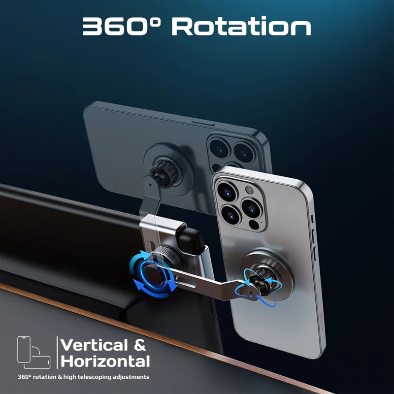 PROMATE SecureGrip Cradleless Magnetic Smartphone Holder for Car Monitor - 15W