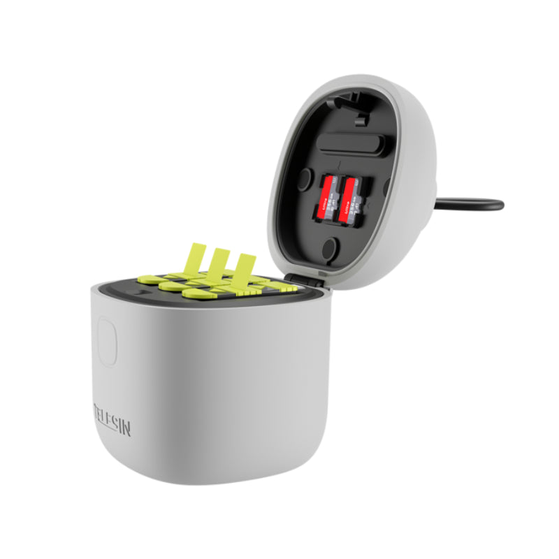 TELESIN All in 1 Charger + 2 Batteries for GoPro 9/10/11