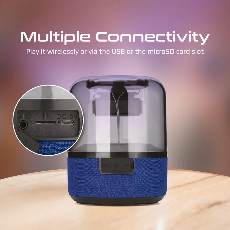 PROMATE HD LumiSound 360 Surround Sound Speaker - 10W / Bluetooth 5.0 / 1800mAh