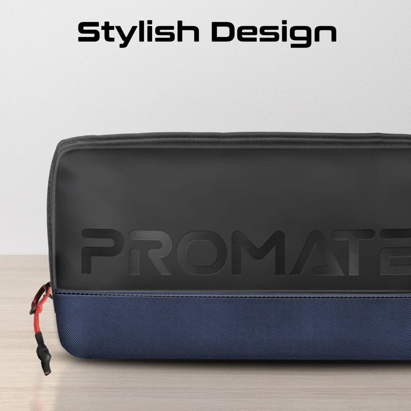 PROMATE Lightweight Tech Essential Organizer Pouch Bag - Blue