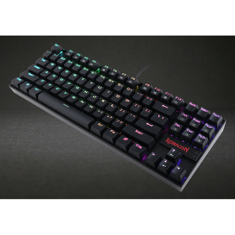 Redragon Kumara K552-RGB-B (TKL) mechanical gaming keyboard - Wired / 87 Keys / Black