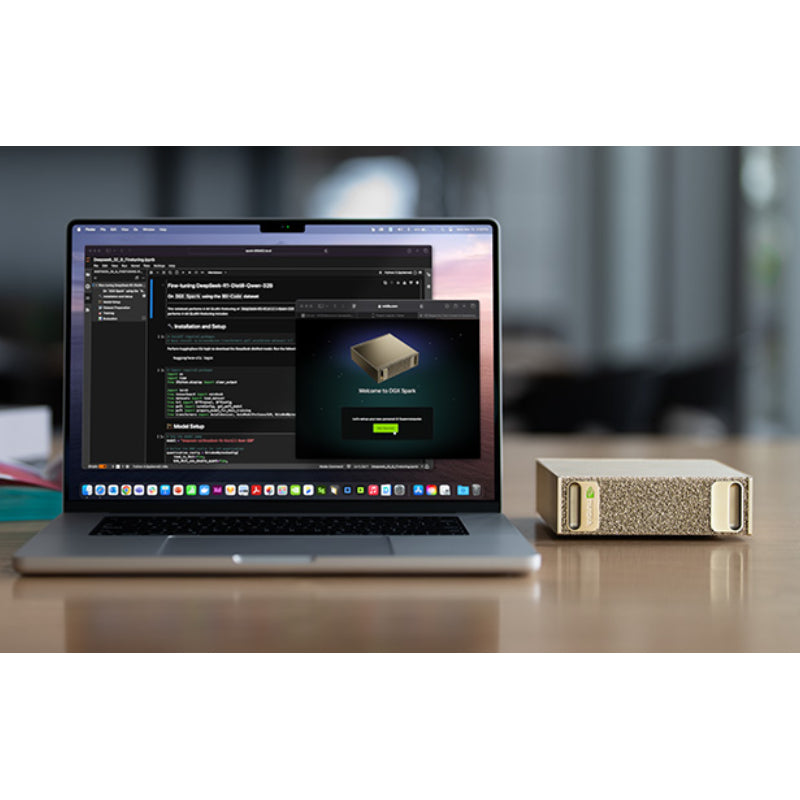 NVIDIA DGX Spark - Cortex-X925 10-Core CPU + Cortex-A725 10-Core CPU / 128GB / 4 TB NVME.M2 / NVIDIA DGX OS - NVIDIA DGX Spark Personal AI Supercomputer