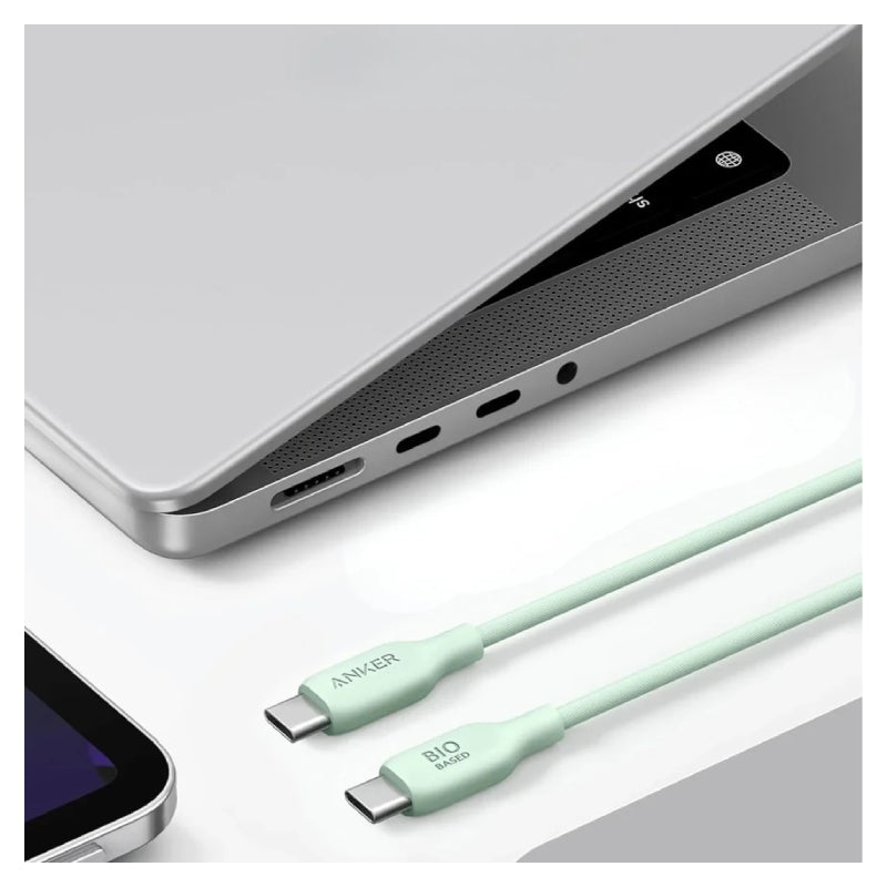 Anker 544 USB-C to USB-C Cable 140W (Bio-Based) (1.8m/6ft) - Green