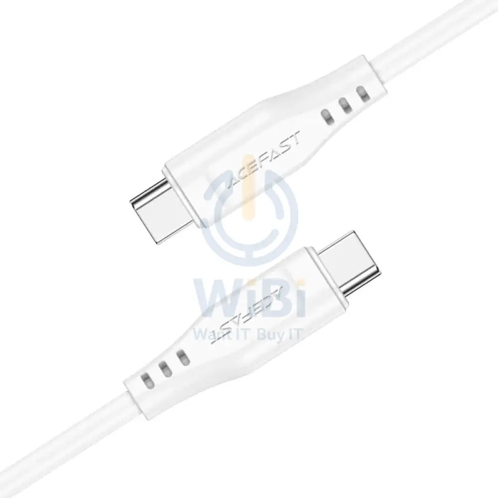 ACEFAST C3-03 USB-C to USB-C TPE charging data cable - White Accessories > Cables & Converters
