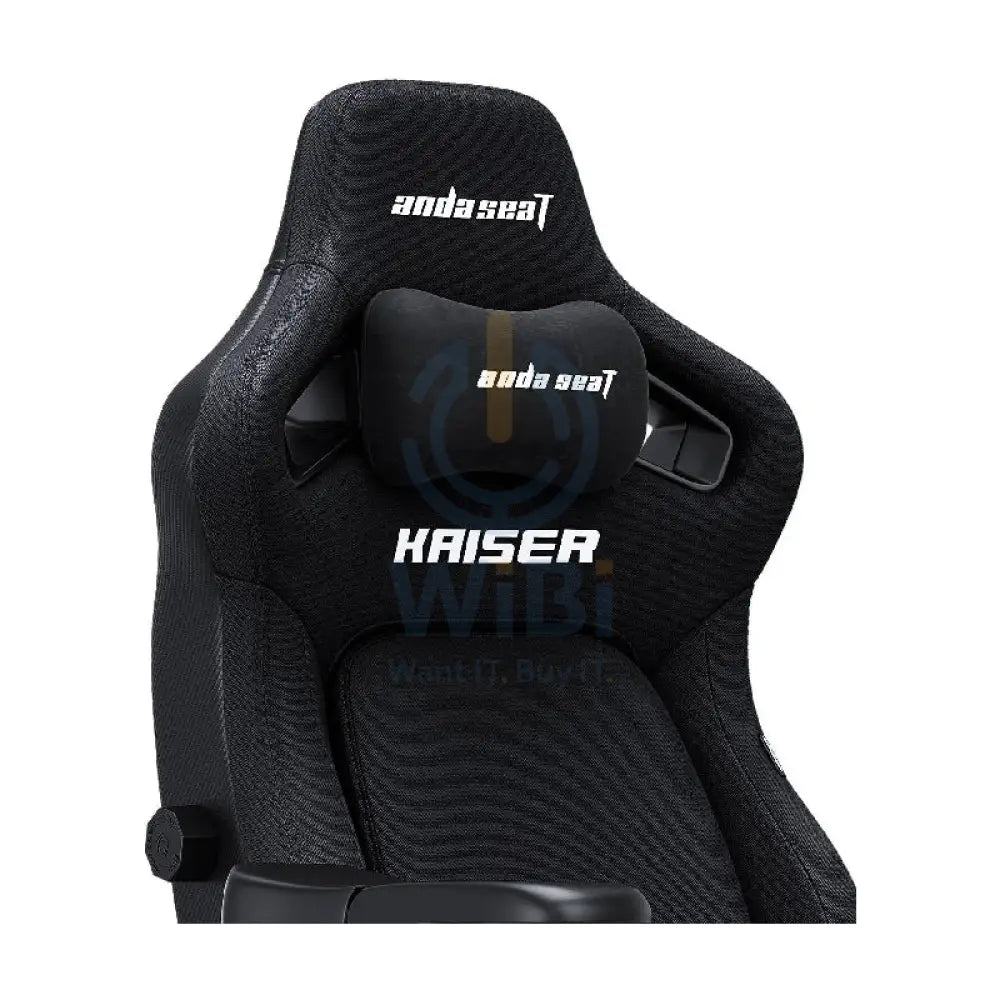 AndaSeat Kaiser 4 Gaming Chair - Large / Black Fabric Accessories > Chairs > Gaming Zone