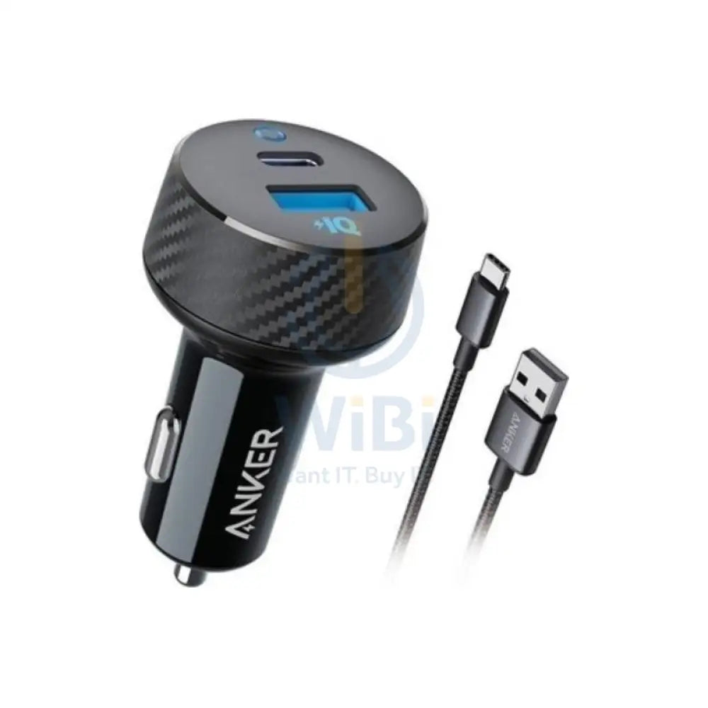 Anker PowerDrive PD + 2 Car Charger - USB-C / USB-A / 33W / Black/Grey Accessories > Mobiles & Tablets > Mobiles > Car