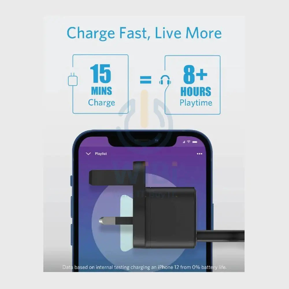 Anker PowerPort III 20W Cube Charger - Black Accessories > Power Adapters > Offer Zone