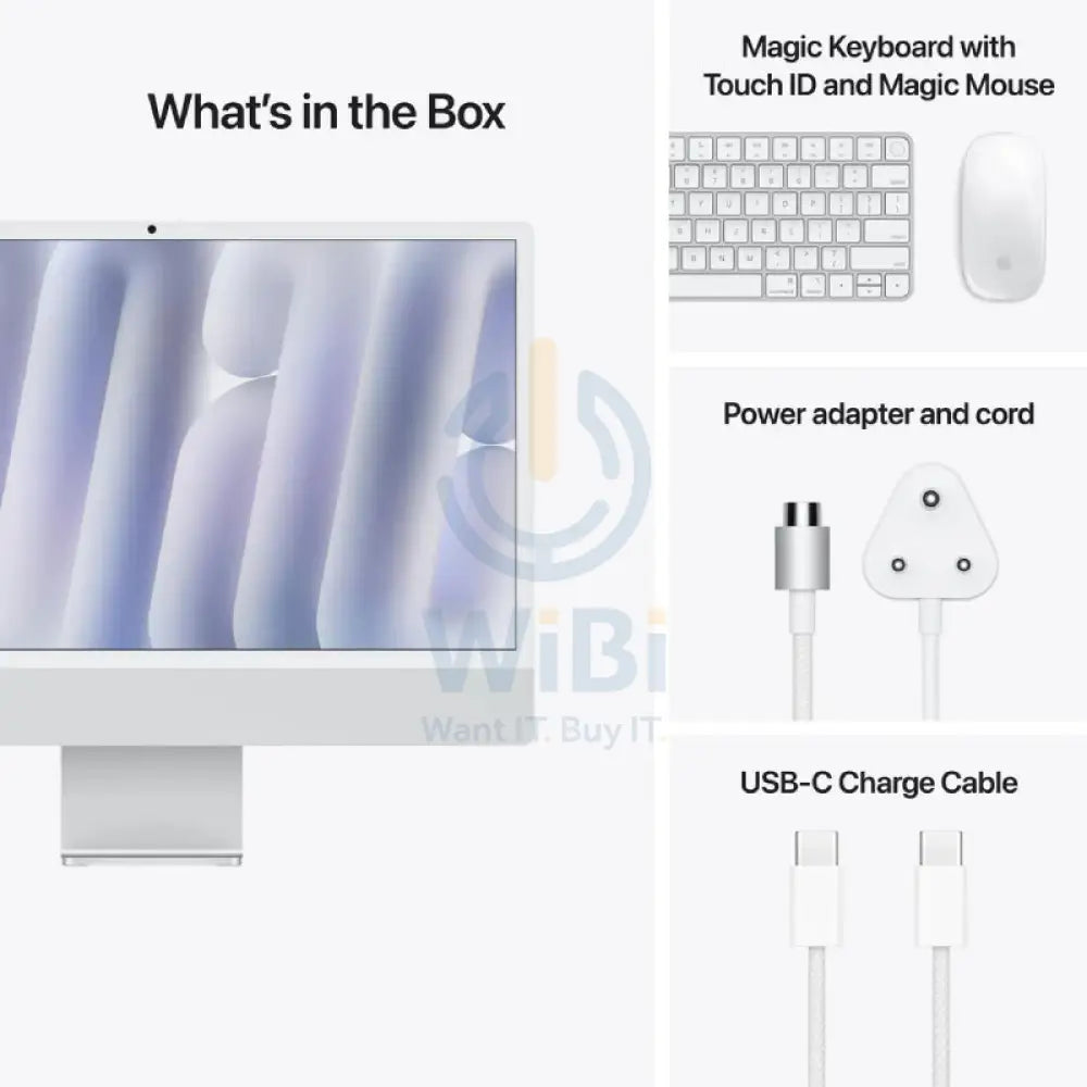 Apple iMac - 24’’ Standard Glass / M4 / 10-Core CPU / 10-Core GPU / 16 Core Neural Engine / 24GB RAM / 512GB SSD