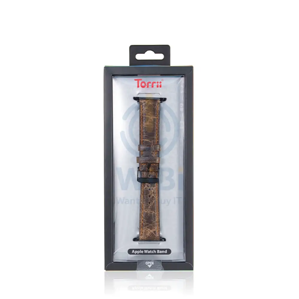 Apple Watch Bands 38/40/41mm - Dark Brown Leather Accessories > Smart Watches > Straps