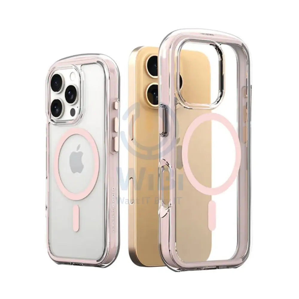 Araree Duple Air Magsafe Case For iPhone 16 Pro - Pink Accessories > Mobiles & Tablets > Mobiles > Covers & Cases
