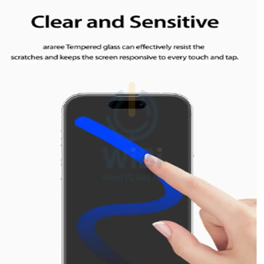 Araree Subcore Screen Protector Glass - Apple iPhone 14 Pro / Clear Accessories > Mobiles & Tablets > Mobiles > Screen