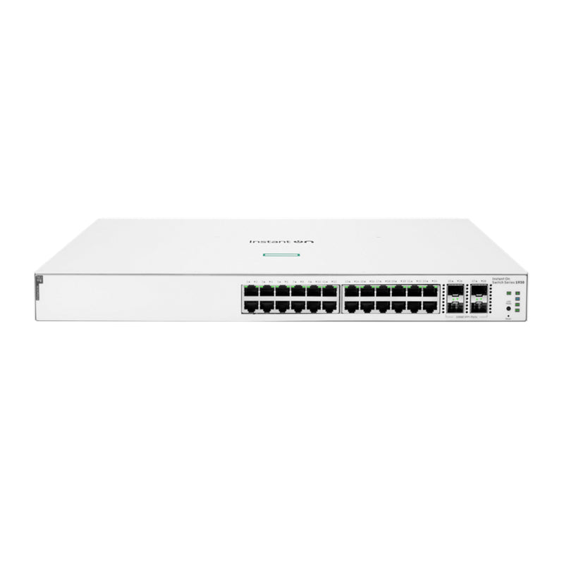 HPE JL683B Aruba Instant On Switch - 24 Gigabit copper Uplink ports / 4 SFP+ 1/10 GbE ports